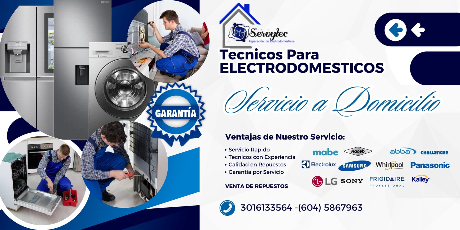 Reparación o Mantenimiento de Electrodomésticos Medellín