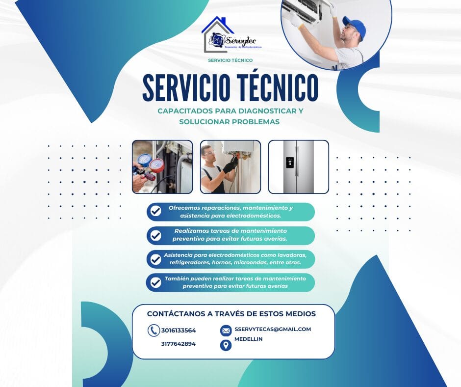 Mantenimiento de Electrodomésticos Medellín